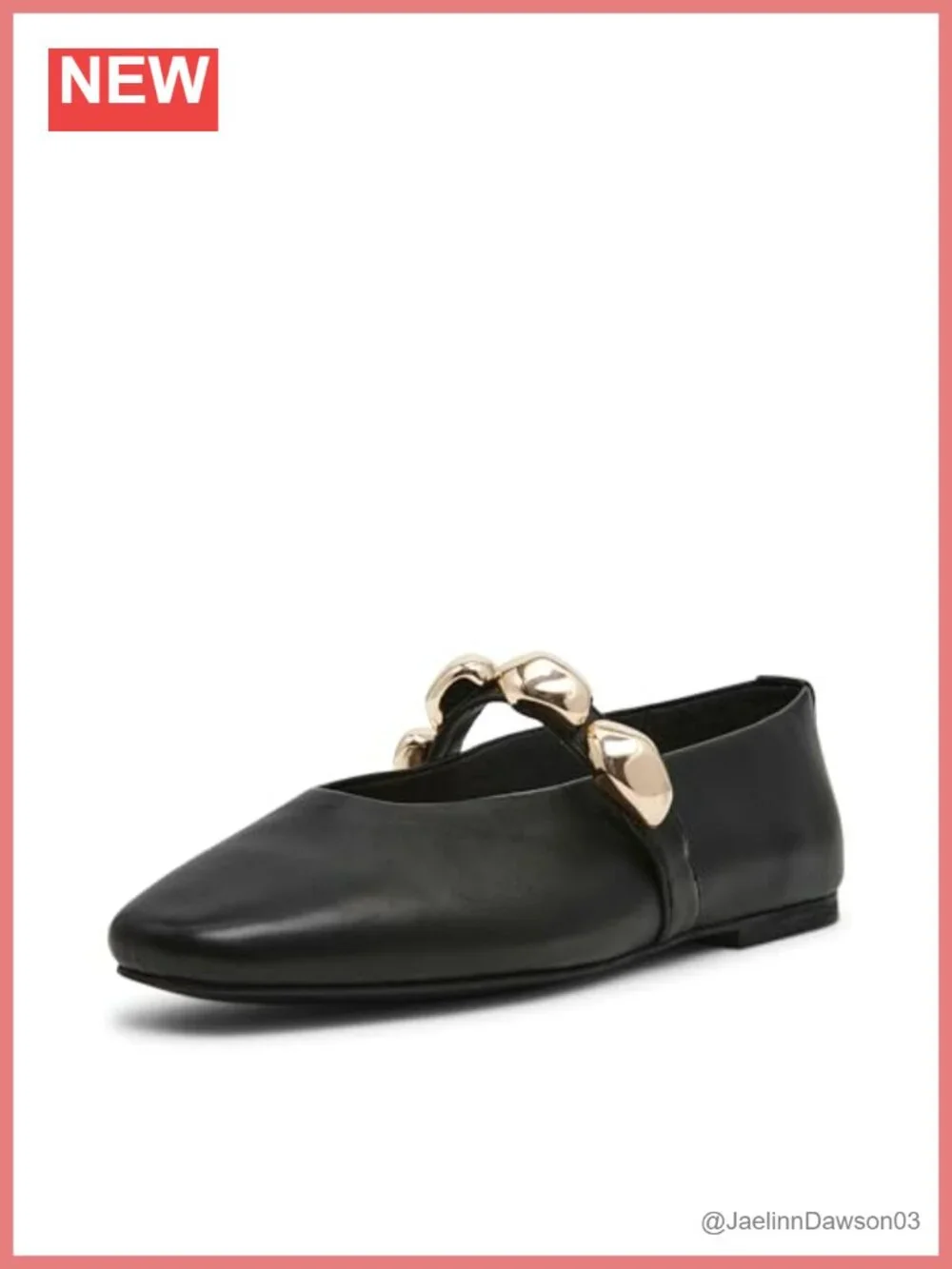 Leather Ballet Flats for Women - Round Toe Slip-On Casual Shoes